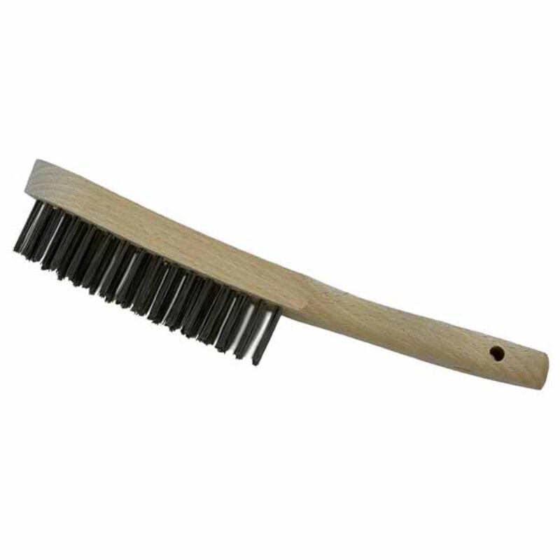 4 row wire brush