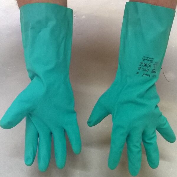 Solvex Flocklined Nitrile Glove 10