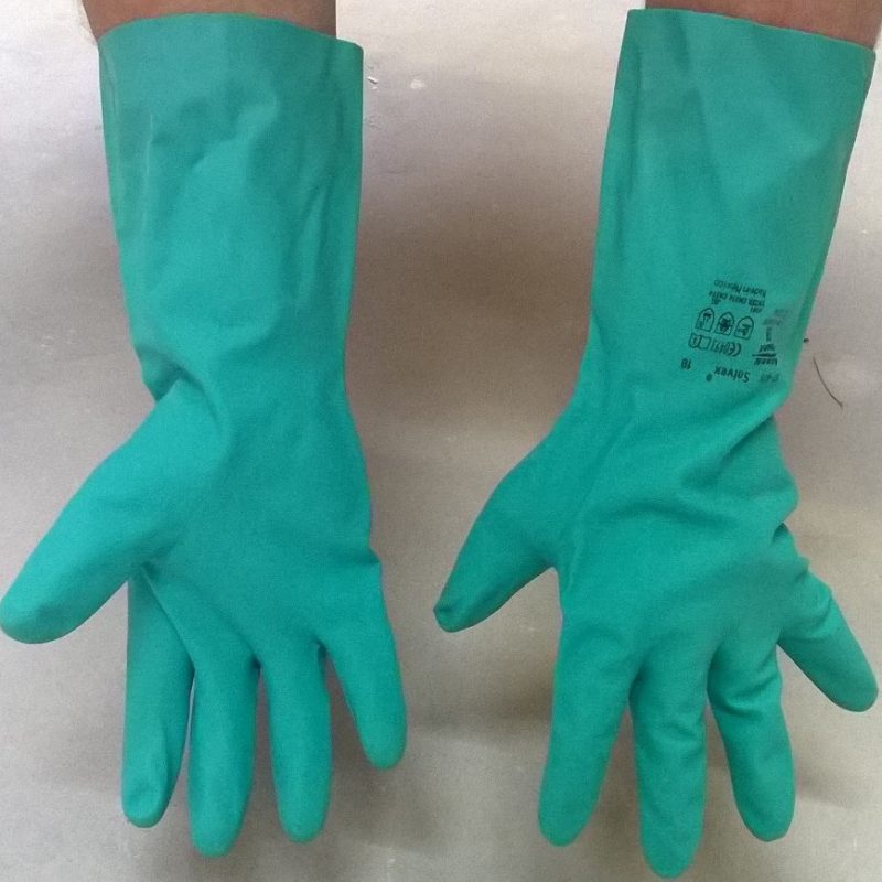 Solvex Flocklined Nitrile Glove 10