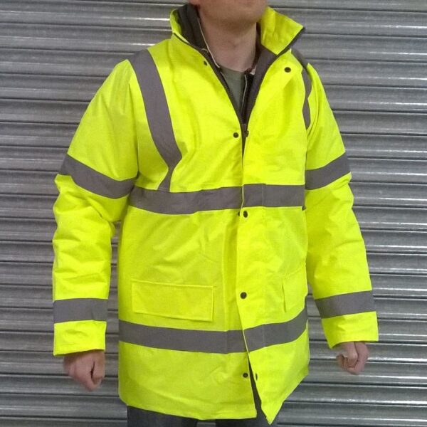 Hi-vis Waterproof Coat M