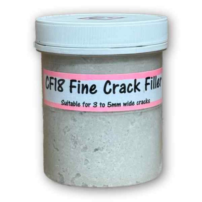 CF18 Medium-Fine Crack Filler 250ml tub – lime-based filler for 3–5mm cracks